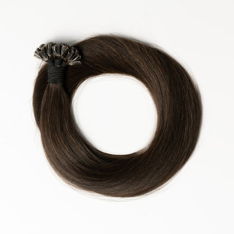 Extensiones de Queratina Premium - #2 Chocolate