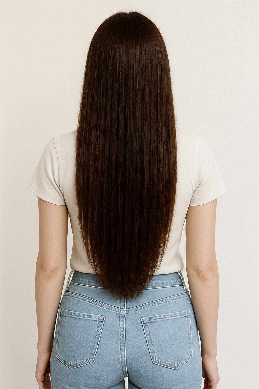 Extensiones Adhesivas #1B  Castaño Oscuro