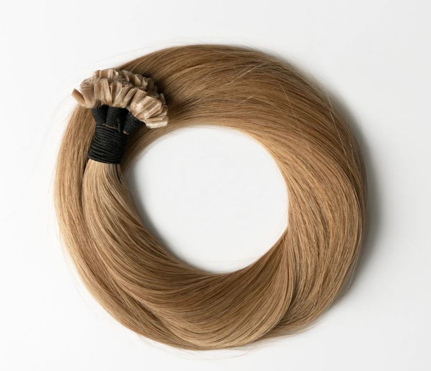 Extensiones de Queratina Premium - #12 Castaño Claro Dorado