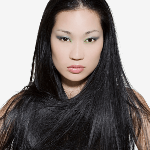 extensiones de queratina color negro oscuro