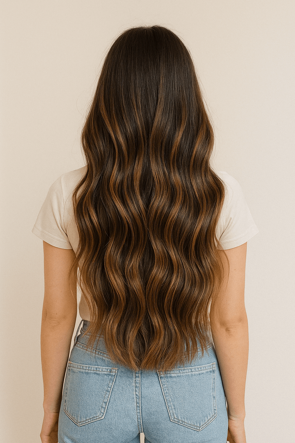 Extensiones de Queratina Italiana #T1B-4-4 Balayage