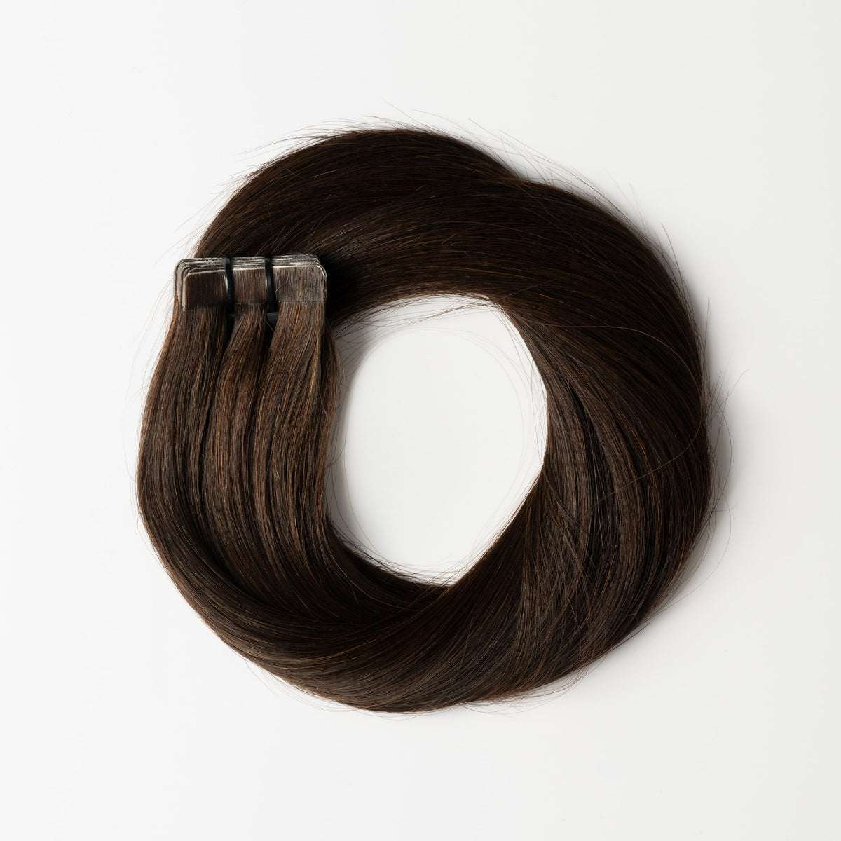 Extensiones Adhesivas #1B  Castaño Oscuro